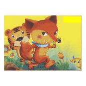 看图猜成语狐狸后面一只老虎答案是什么?