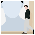 疯狂猜图一个男人后面一个大头像答案是什么？