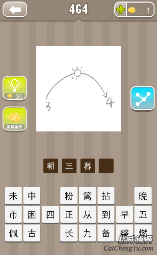 看图猜成语34太阳答案是什么？