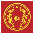 疯狂猜图红色背景两条黄色的龙中间一个仁品牌