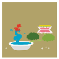 疯狂猜图第607关白色的花盆绿色荷花答案是什么？