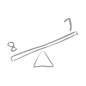 看图猜成语跷跷板上面数字7和8答案是什么?