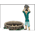 疯狂猜成语一个人往井里扔石头答案是什么？
