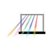 看图猜成语窗户里面五束光十种颜色的答案是?