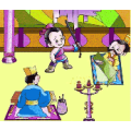 两个人坐着 一个人在舞剑是什么成语