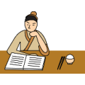 一个人在看书 饭菜放在一边是什么成语