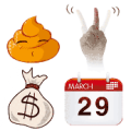 手指钱袋日历是什么成语