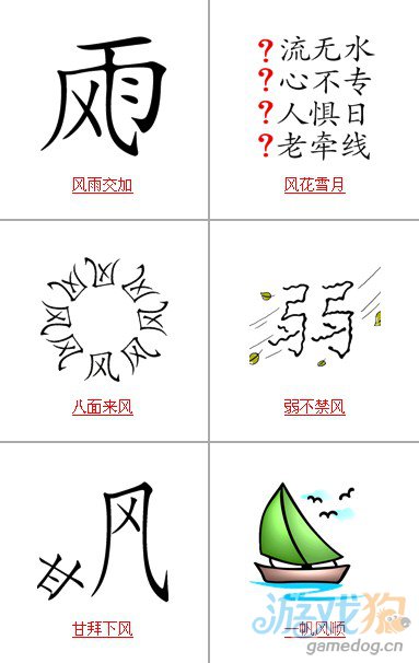 疯狂猜成语总合之与风有关的系列
