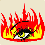 <b>看图猜成语一只眼睛，很多火打一成语是什么</b>