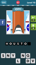 A Nasa Space ship on an orange rod|City|icomania answers|icom