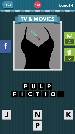 Black dress with needle.|TV&Movies|icomania answers|icomania