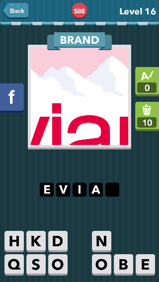 The letters V, I and A in red and a mountain top.|Brand|icoma