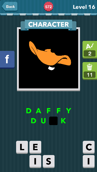 A large orange beak.|Character|icomania answers|icomania chea