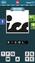A white background with black lettering|Brand|icomania answer