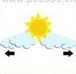 <b>疯狂猜成语太阳下面两朵云，箭头指向左右答案是什么成语？</b>