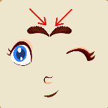 眉毛上两个箭头,一只眼睛眯着打一成语是什么