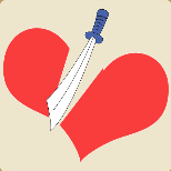 一把刀将红心砍为两半是什么成语