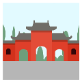 疯狂猜图几座红色的山门_城市