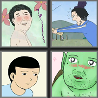 日和漫画_看图拼字答案及图片