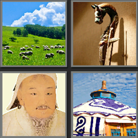 蒙古_看图拼字答案及图片