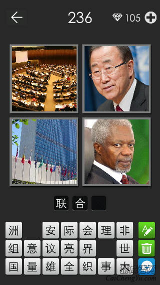 联合国_看图拼字答案及图片